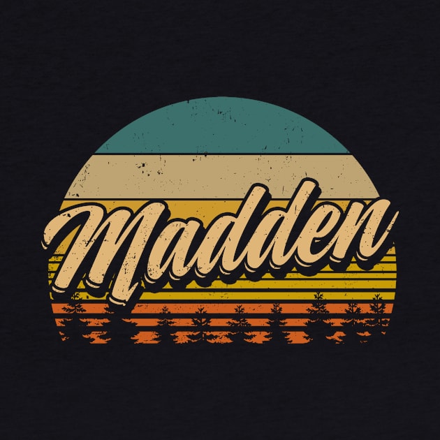 Madden Classic Name Vintage Styles Christmas 70s 80s 90s by Gorilla Animal